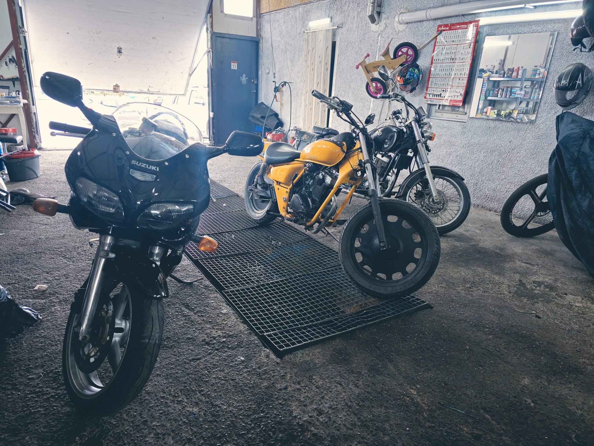 Motocykle w warsztacie Auto Jacob
